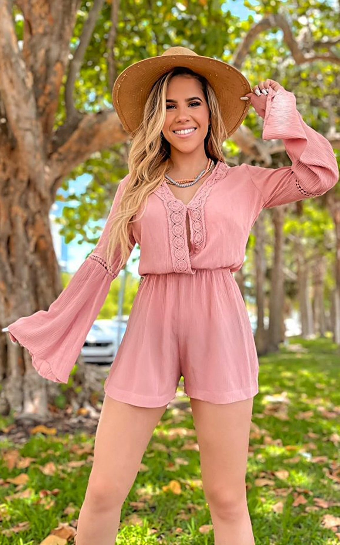 Make My Day Bell Sleeves Romper